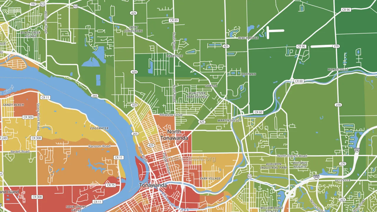 14120, NY Map of Vehicle Theft Rates