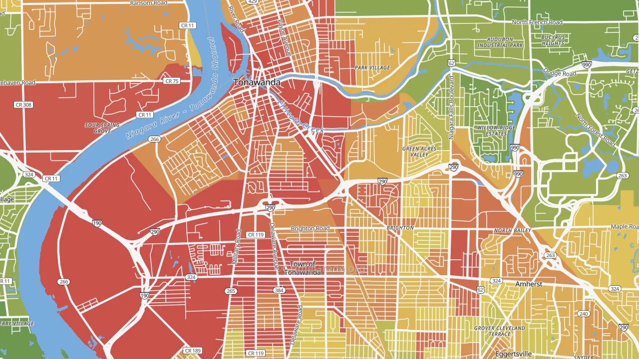 14150, NY Map of Vehicle Theft Rates
