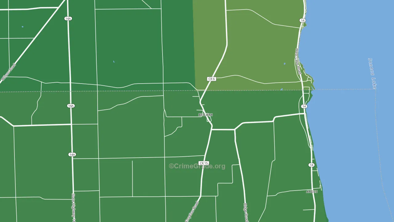14415, NY Map of Vehicle Theft Rates