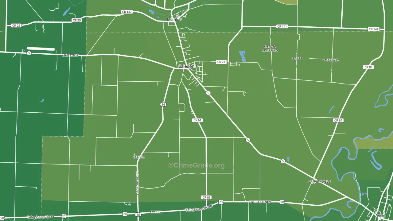 14423, NY Map of Vehicle Theft Rates