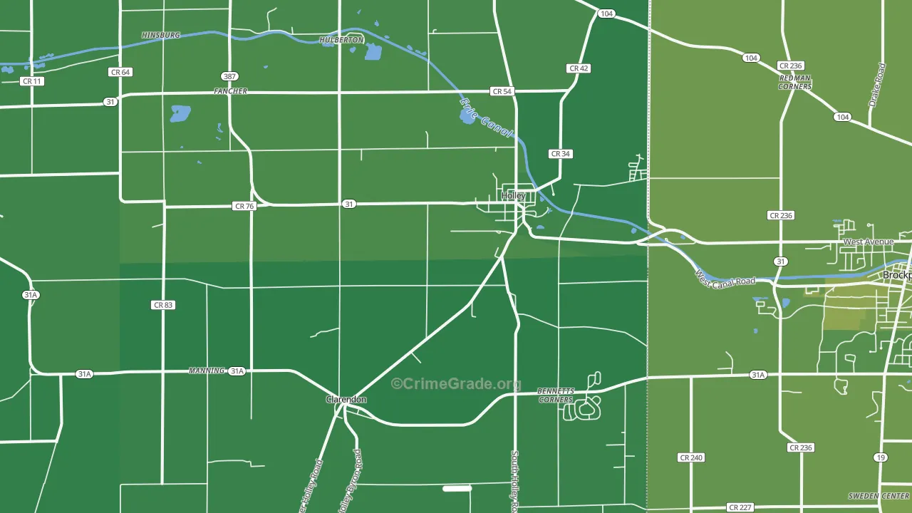14470, NY Map of Vehicle Theft Rates