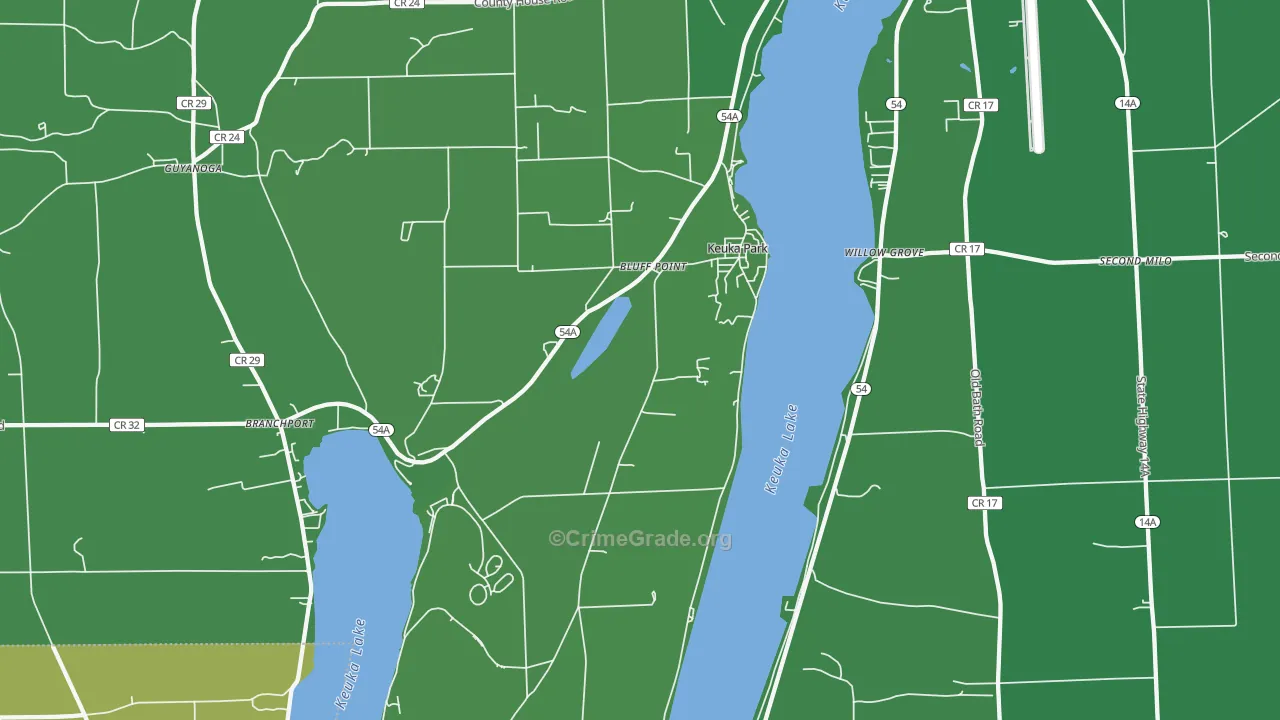 14478, NY Map of Vehicle Theft Rates