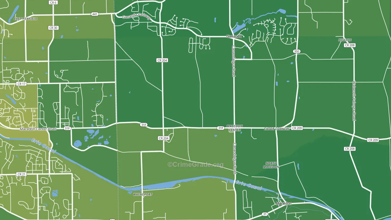 14502, NY Map of Vehicle Theft Rates