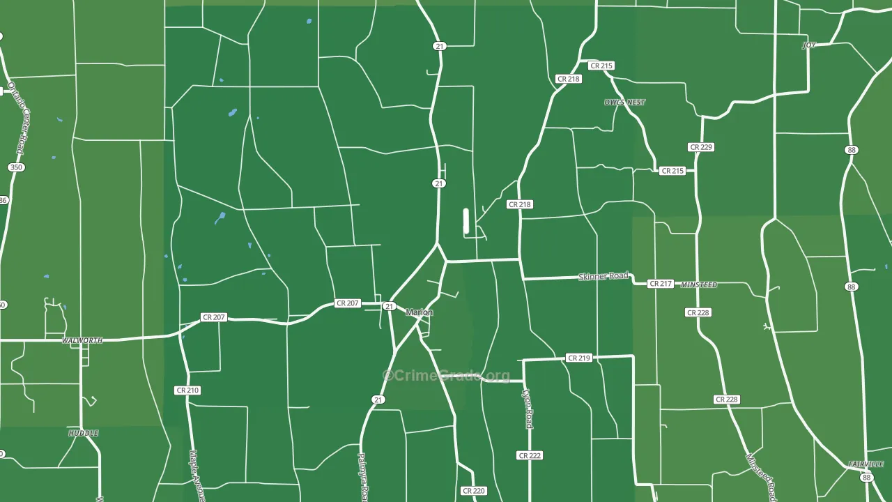 14505, NY Map of Vehicle Theft Rates