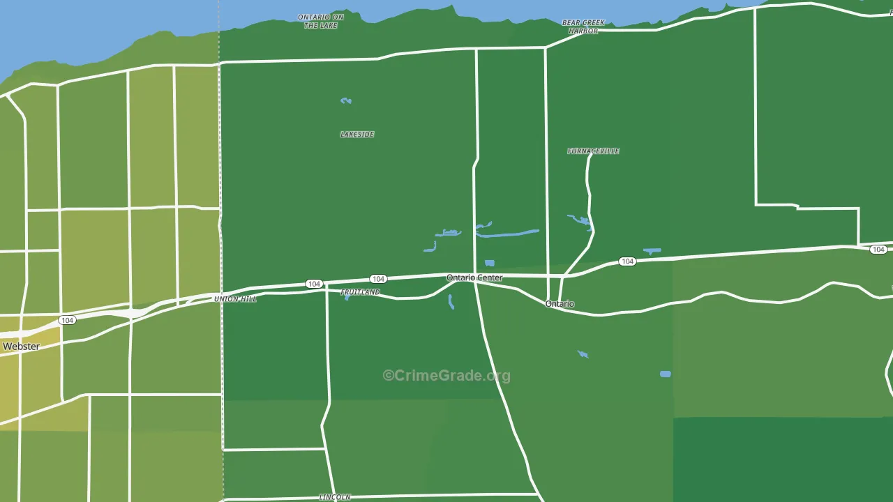 14519, NY Map of Vehicle Theft Rates