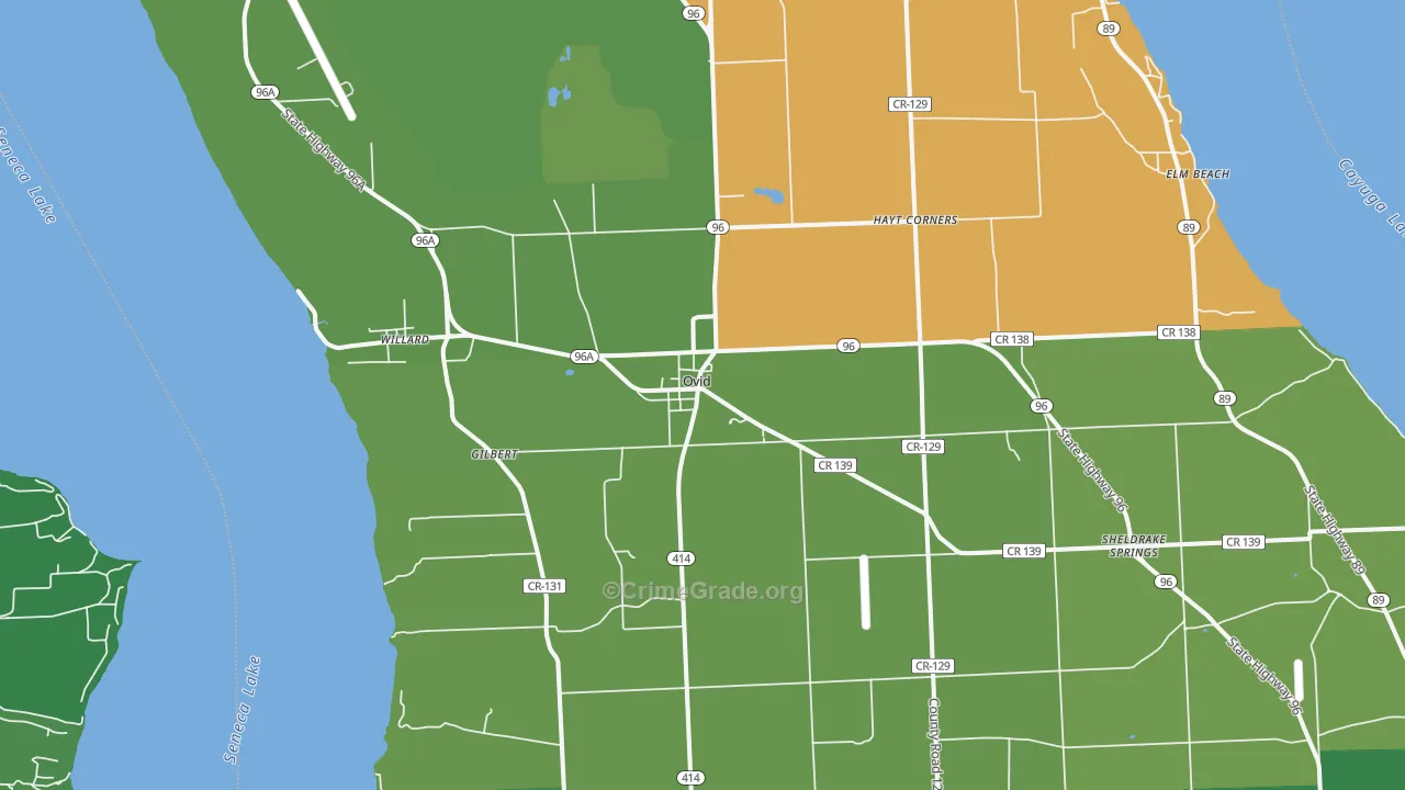 14521, NY Map of Vehicle Theft Rates