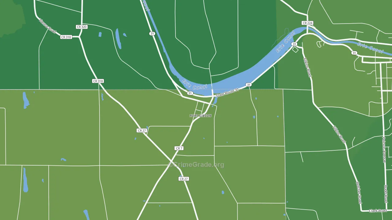 14537, NY Map of Vehicle Theft Rates