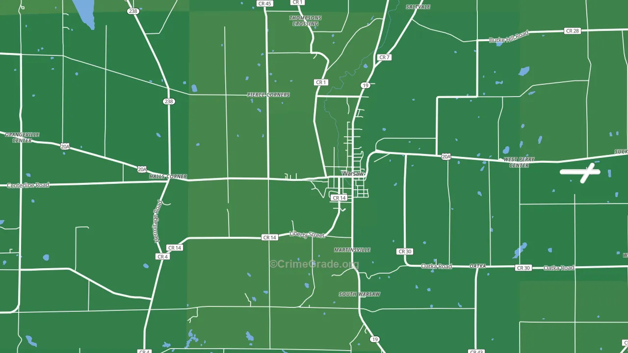 14569, NY Map of Vehicle Theft Rates