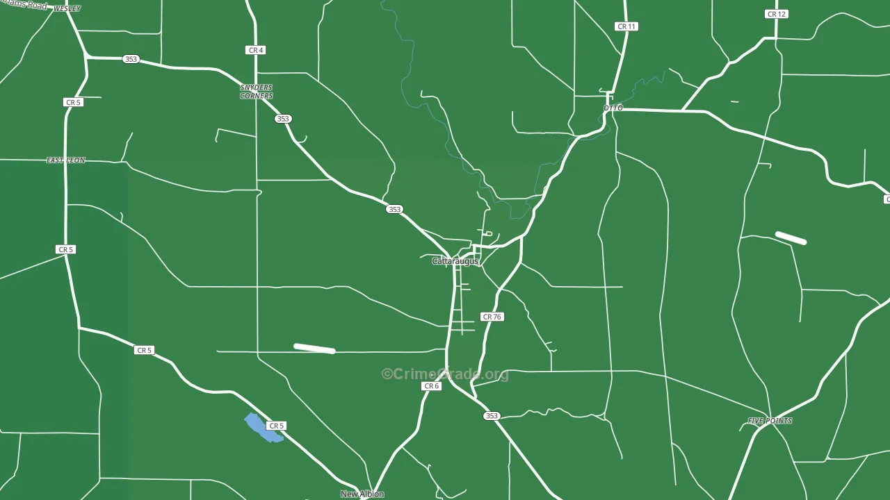 14719, NY Map of Vehicle Theft Rates
