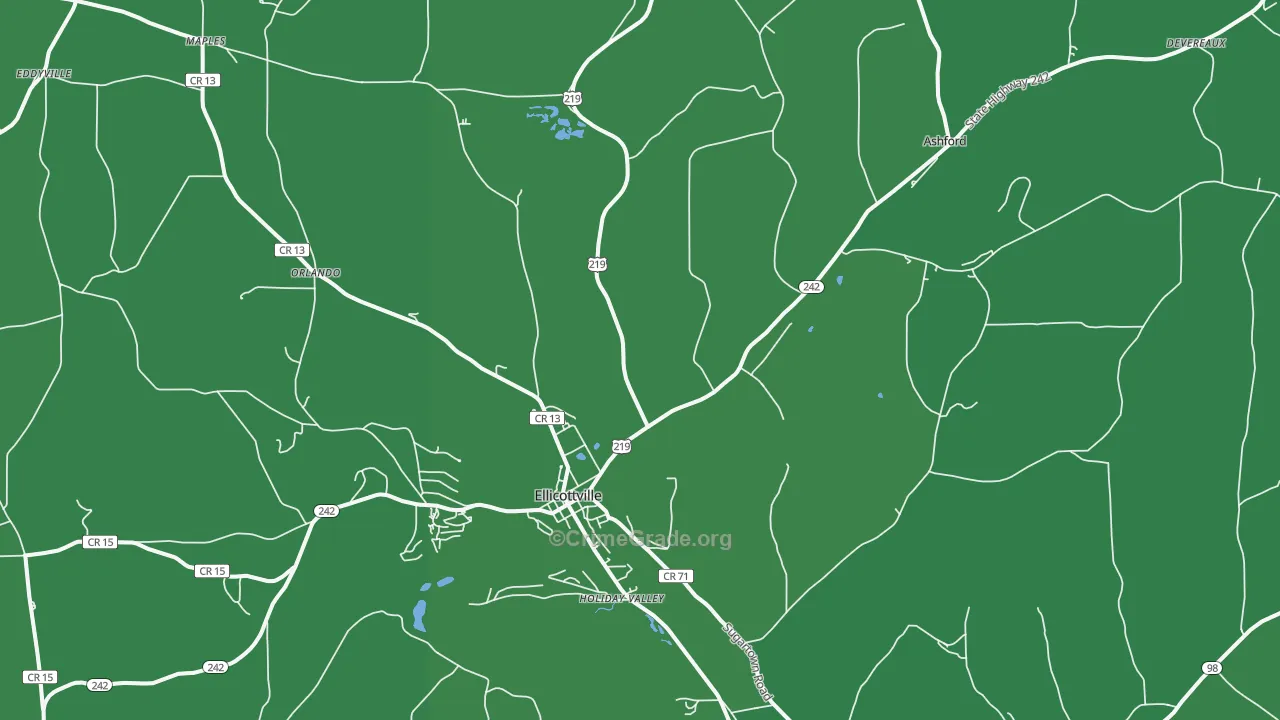 14731, NY Map of Vehicle Theft Rates