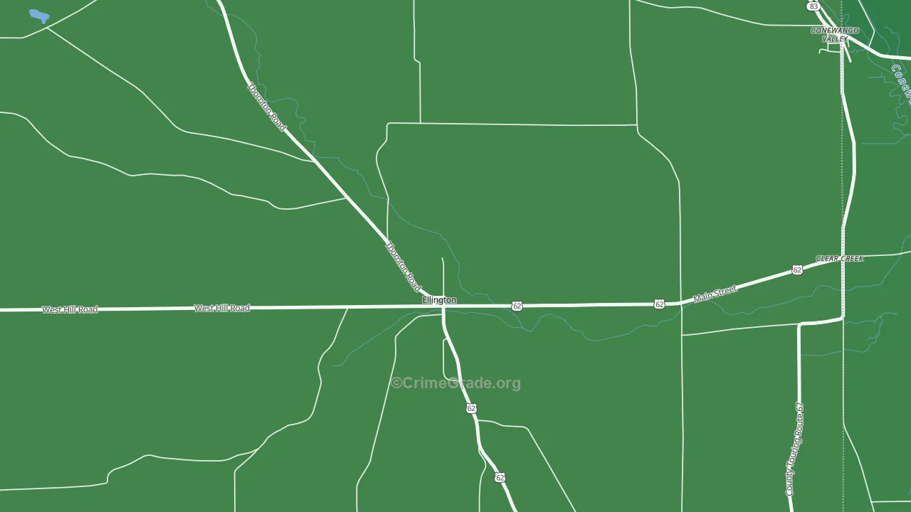 14732, NY Map of Vehicle Theft Rates