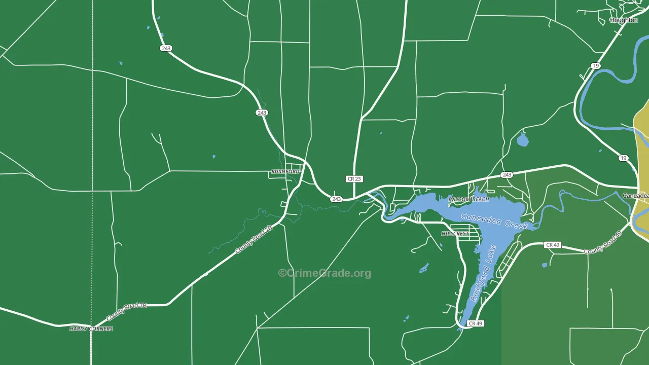 14777, NY Map of Vehicle Theft Rates
