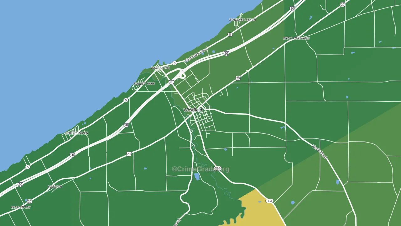 14787, NY Map of Vehicle Theft Rates