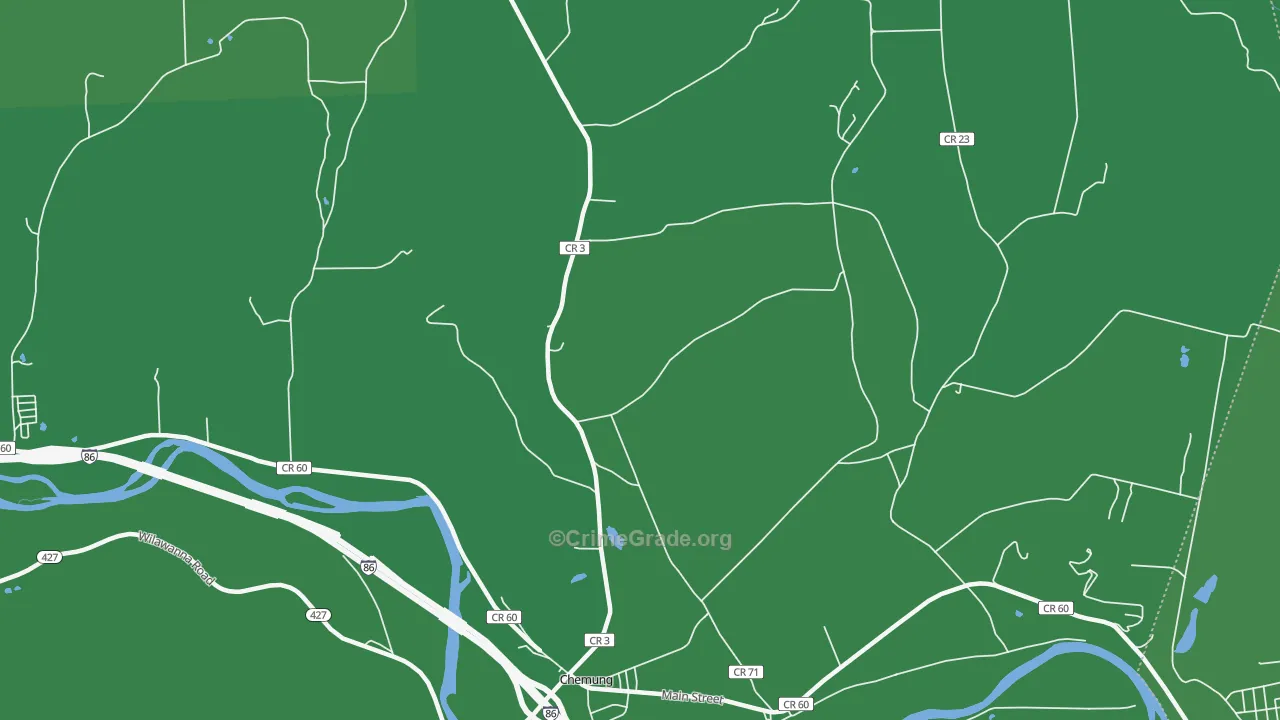 14825, NY Map of Vehicle Theft Rates