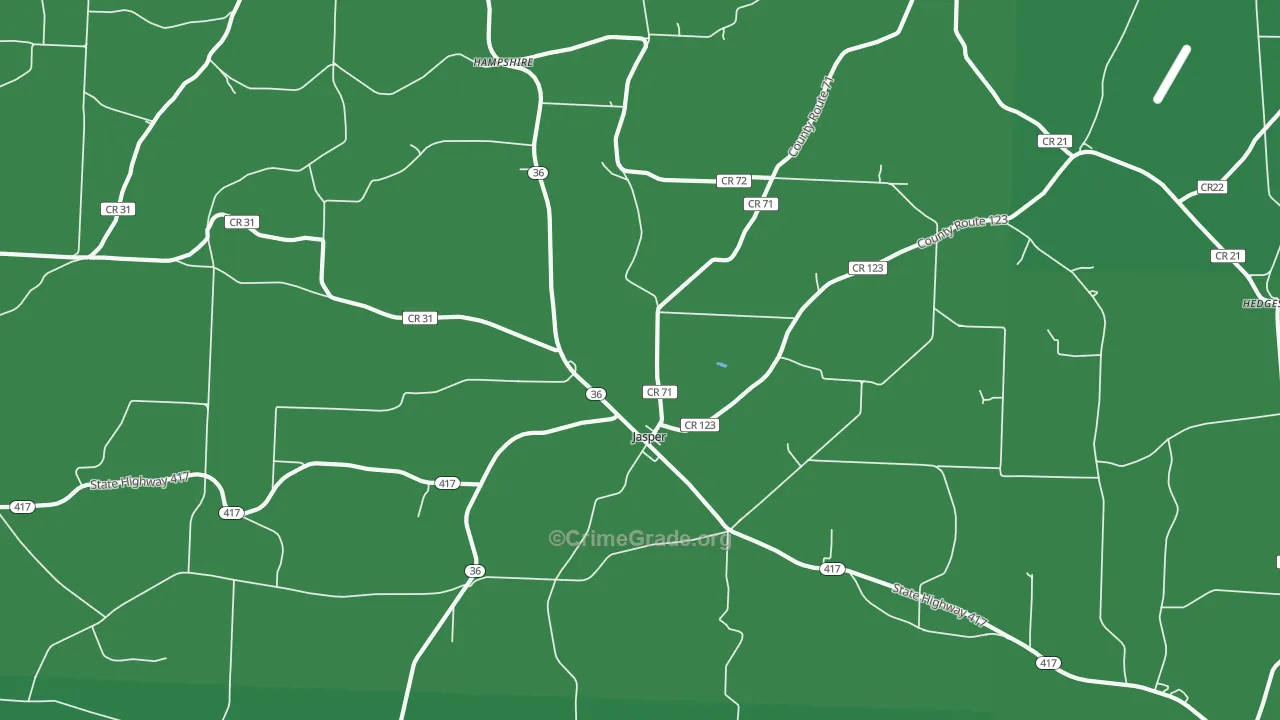 14855, NY Map of Vehicle Theft Rates