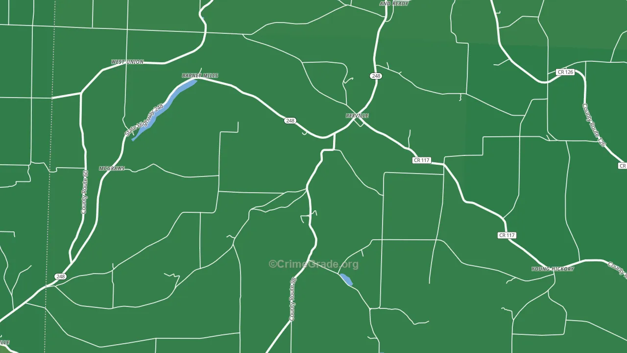 14877, NY Map of Vehicle Theft Rates