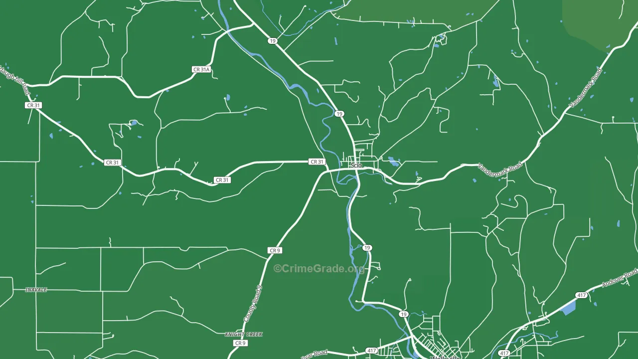 14880, NY Map of Vehicle Theft Rates