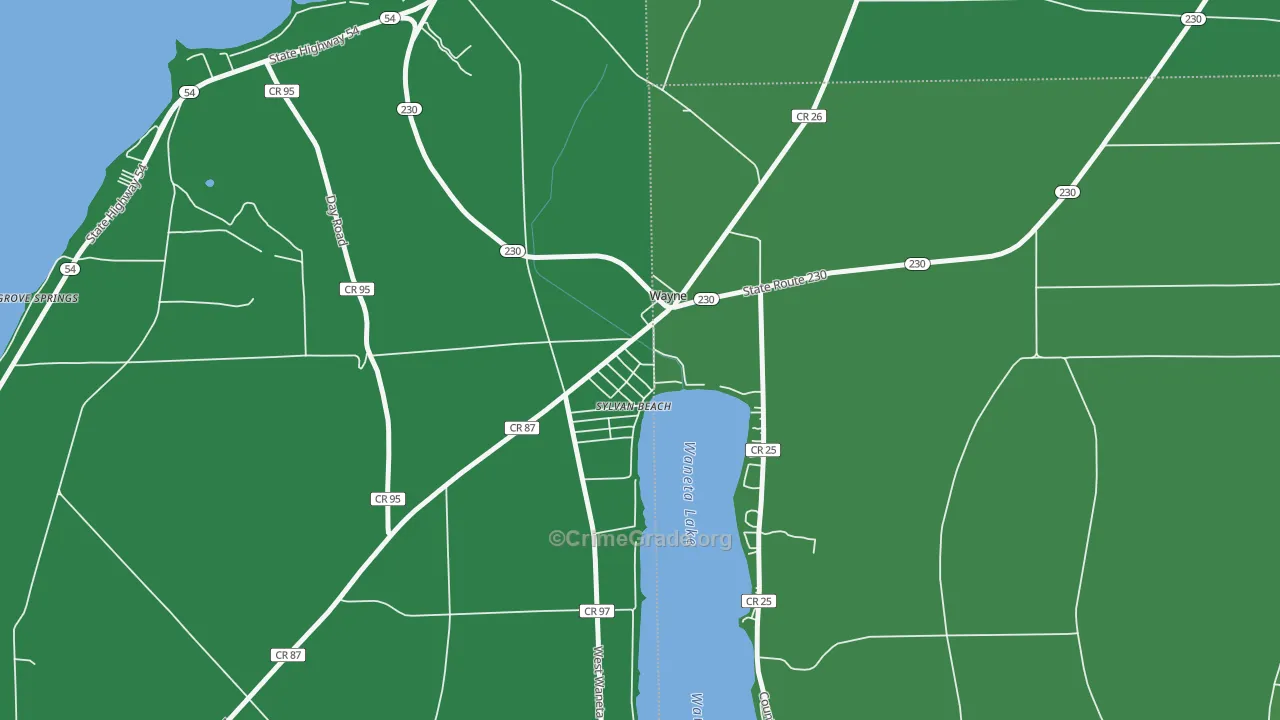 14893, NY Map of Vehicle Theft Rates
