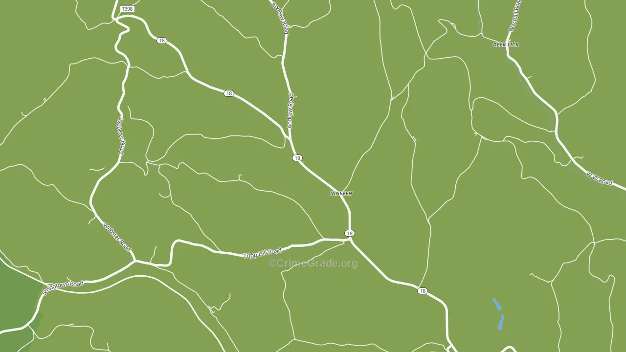 15353, PA Map of Vehicle Theft Rates