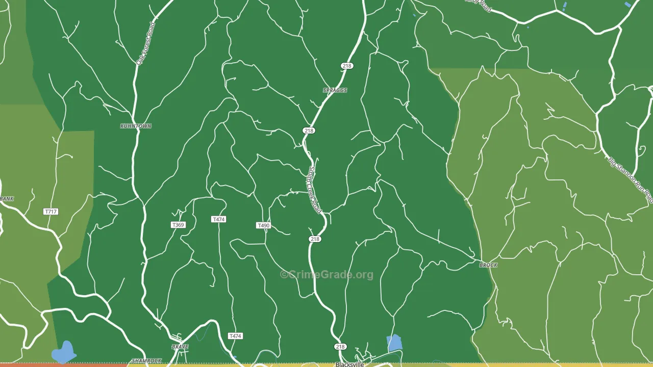 15362, PA Map of Vehicle Theft Rates