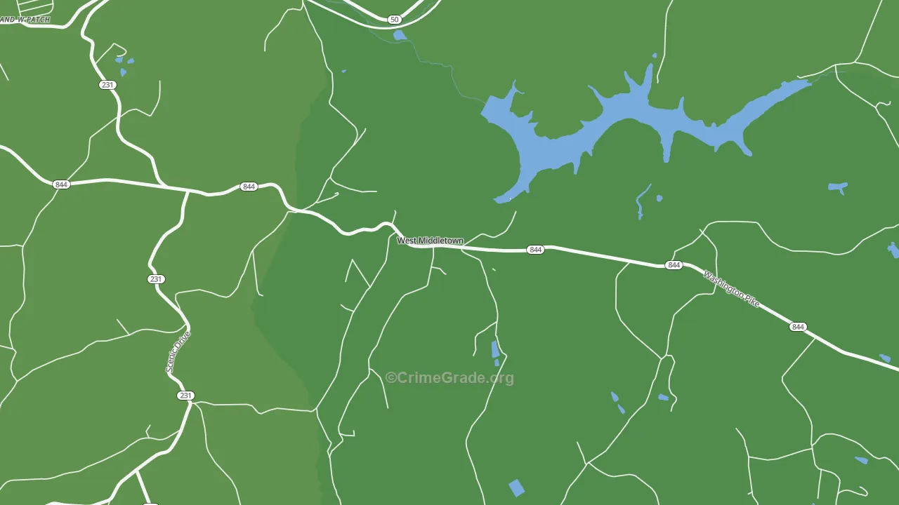 15379, PA Map of Vehicle Theft Rates