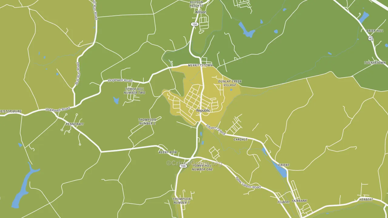 15475, PA Map of Vehicle Theft Rates