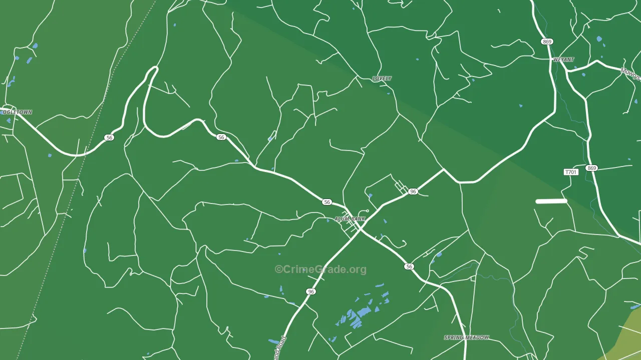 15521, PA Map of Vehicle Theft Rates
