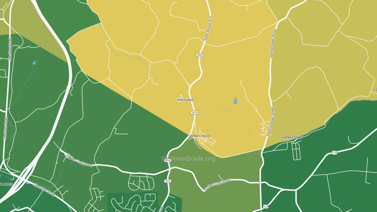 15633, PA Map of Vehicle Theft Rates
