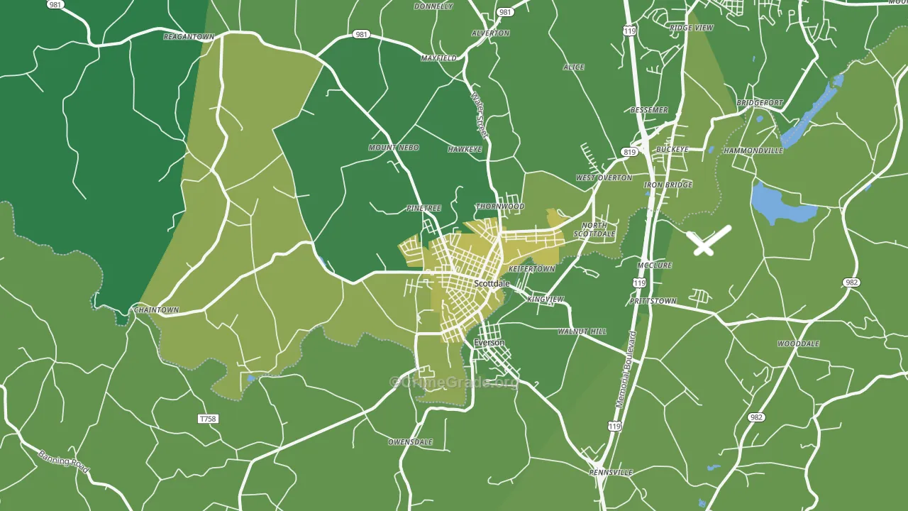 15683, PA Map of Vehicle Theft Rates