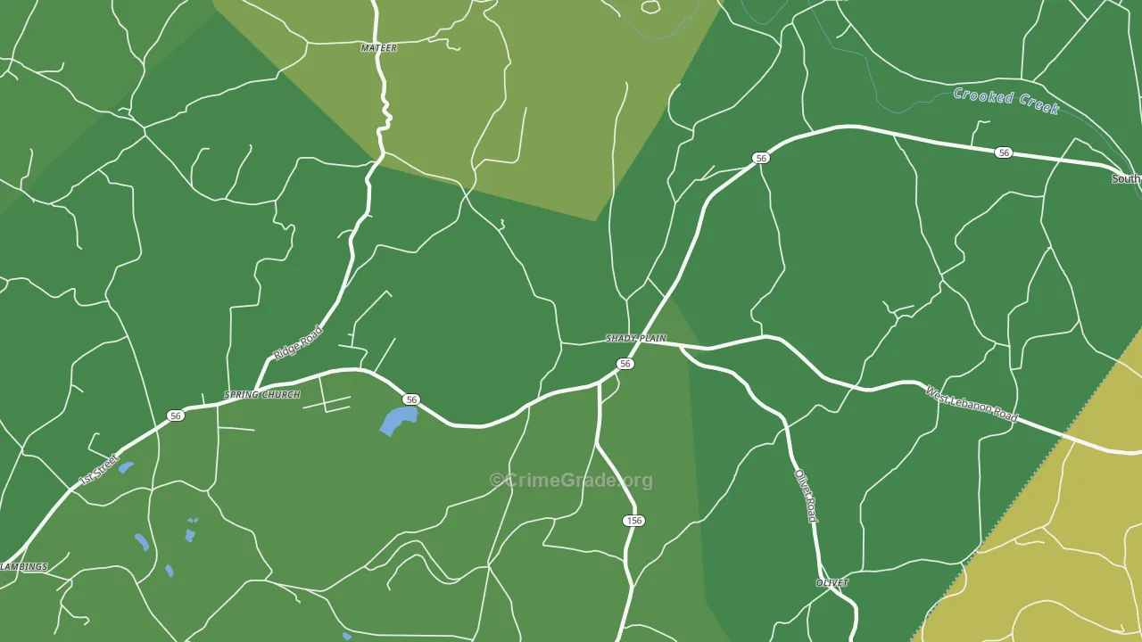 15686, PA Map of Vehicle Theft Rates