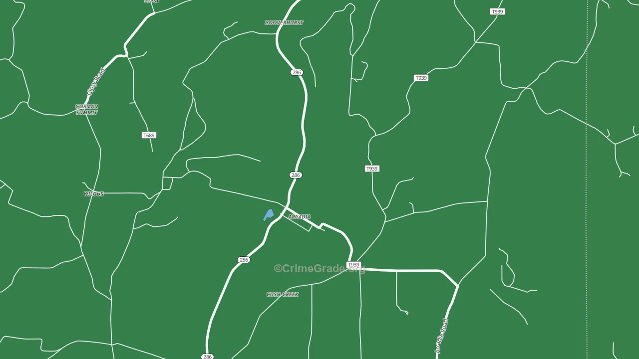 15712, PA Map of Vehicle Theft Rates