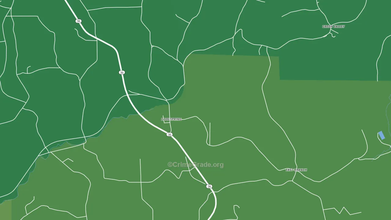 15730, PA Map of Vehicle Theft Rates