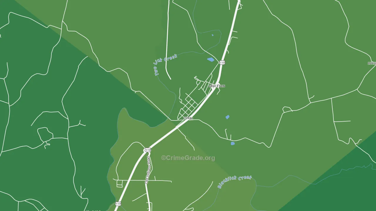 15731, PA Map of Vehicle Theft Rates