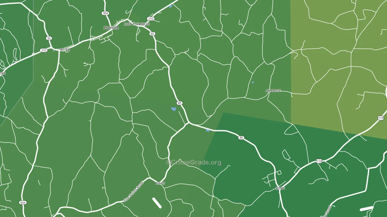 15747, PA Map of Vehicle Theft Rates