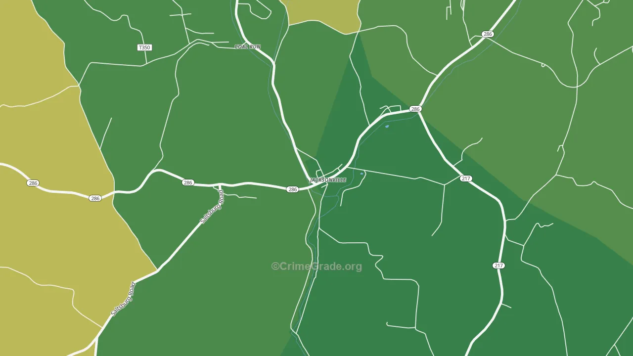 15752, PA Map of Vehicle Theft Rates