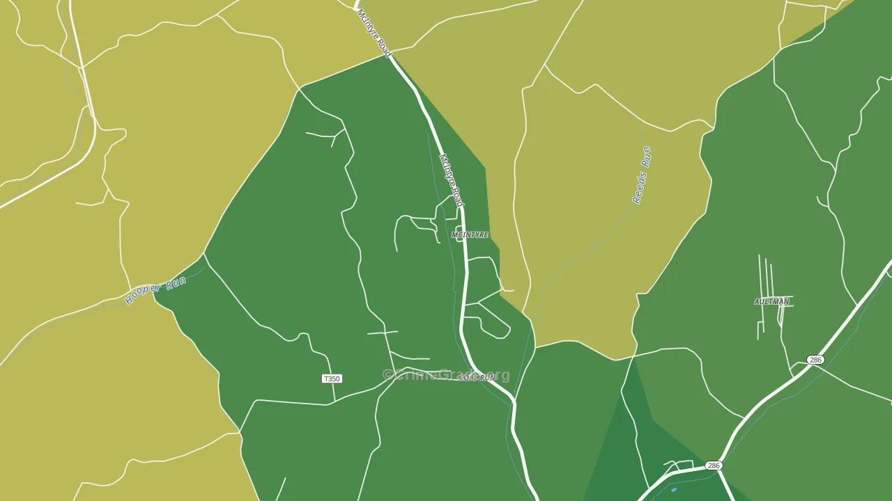 15756, PA Map of Vehicle Theft Rates