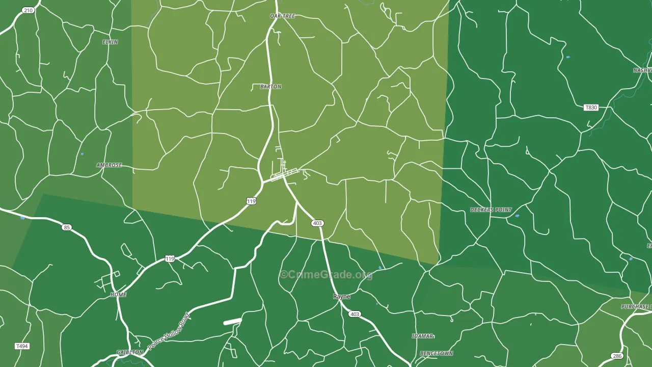 15759, PA Map of Vehicle Theft Rates