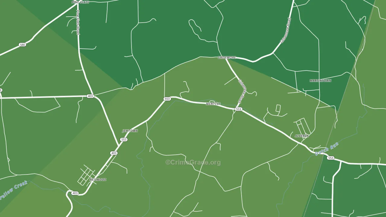 15761, PA Map of Vehicle Theft Rates