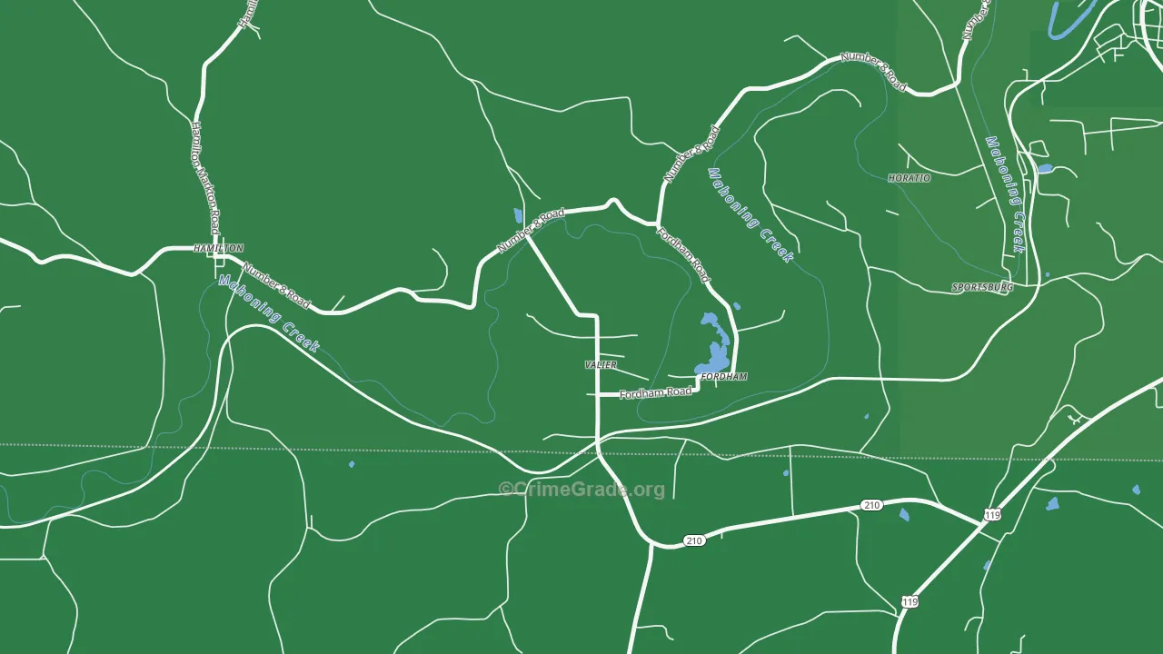 15780, PA Map of Vehicle Theft Rates