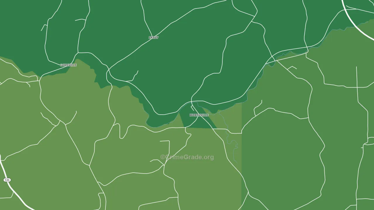 15784, PA Map of Vehicle Theft Rates