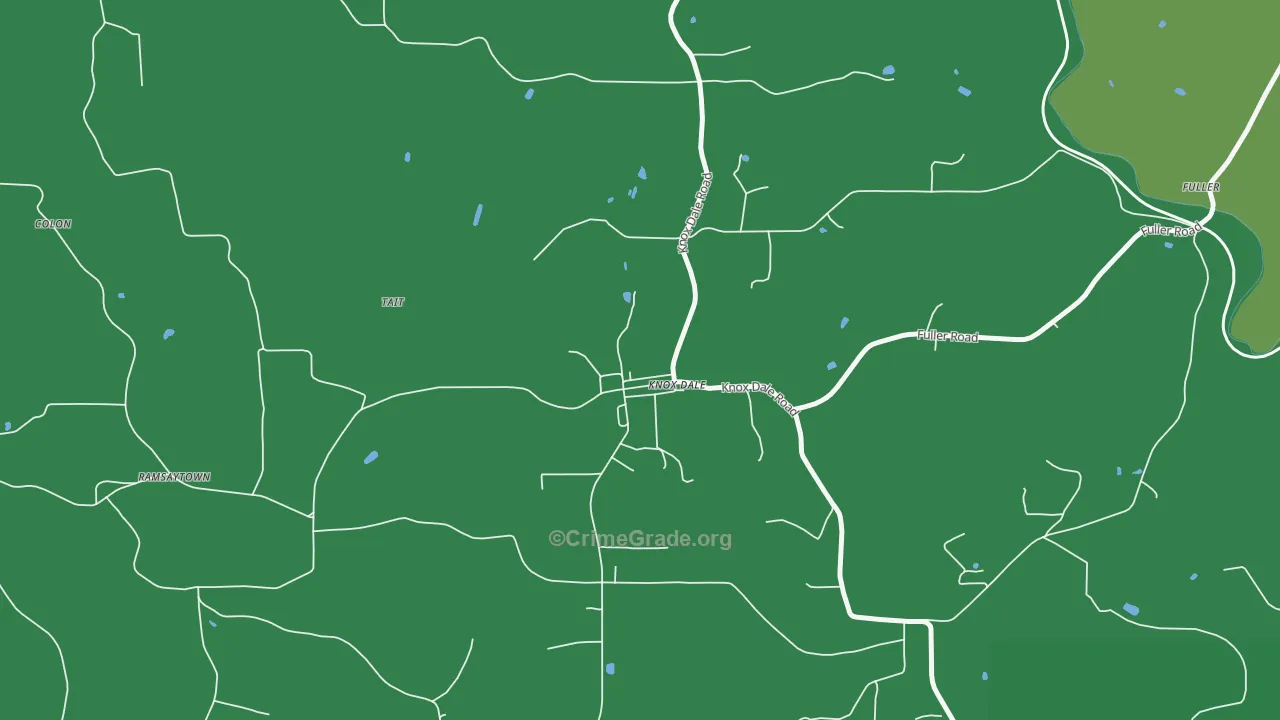 15847, PA Map of Vehicle Theft Rates