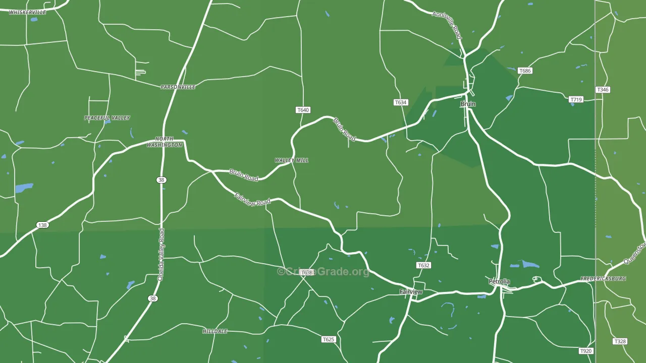 16050, PA Map of Vehicle Theft Rates