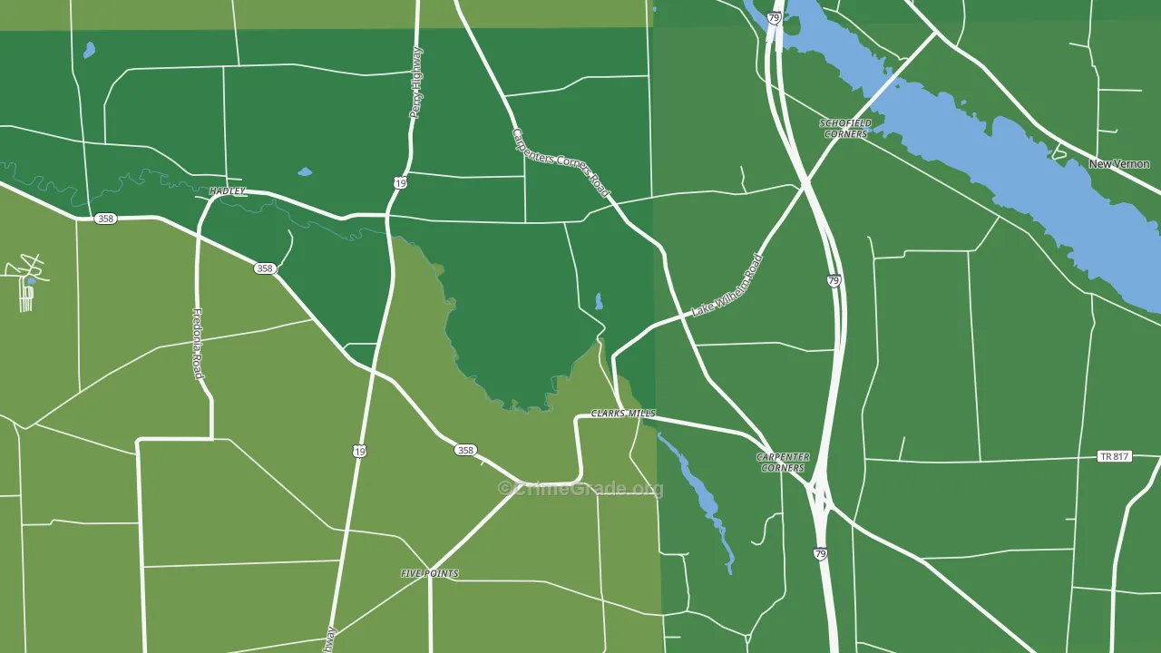 16114, PA Map of Vehicle Theft Rates