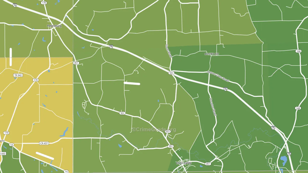 16120, PA Map of Vehicle Theft Rates