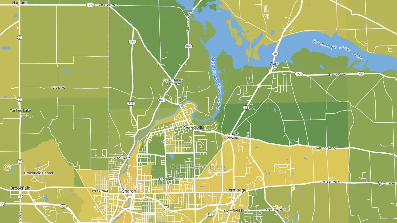 16150, PA Map of Vehicle Theft Rates