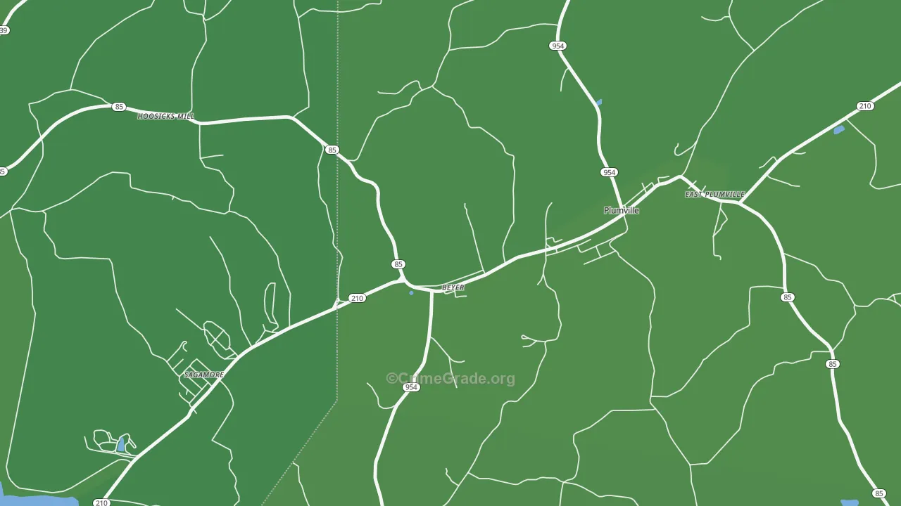 16211, PA Map of Vehicle Theft Rates