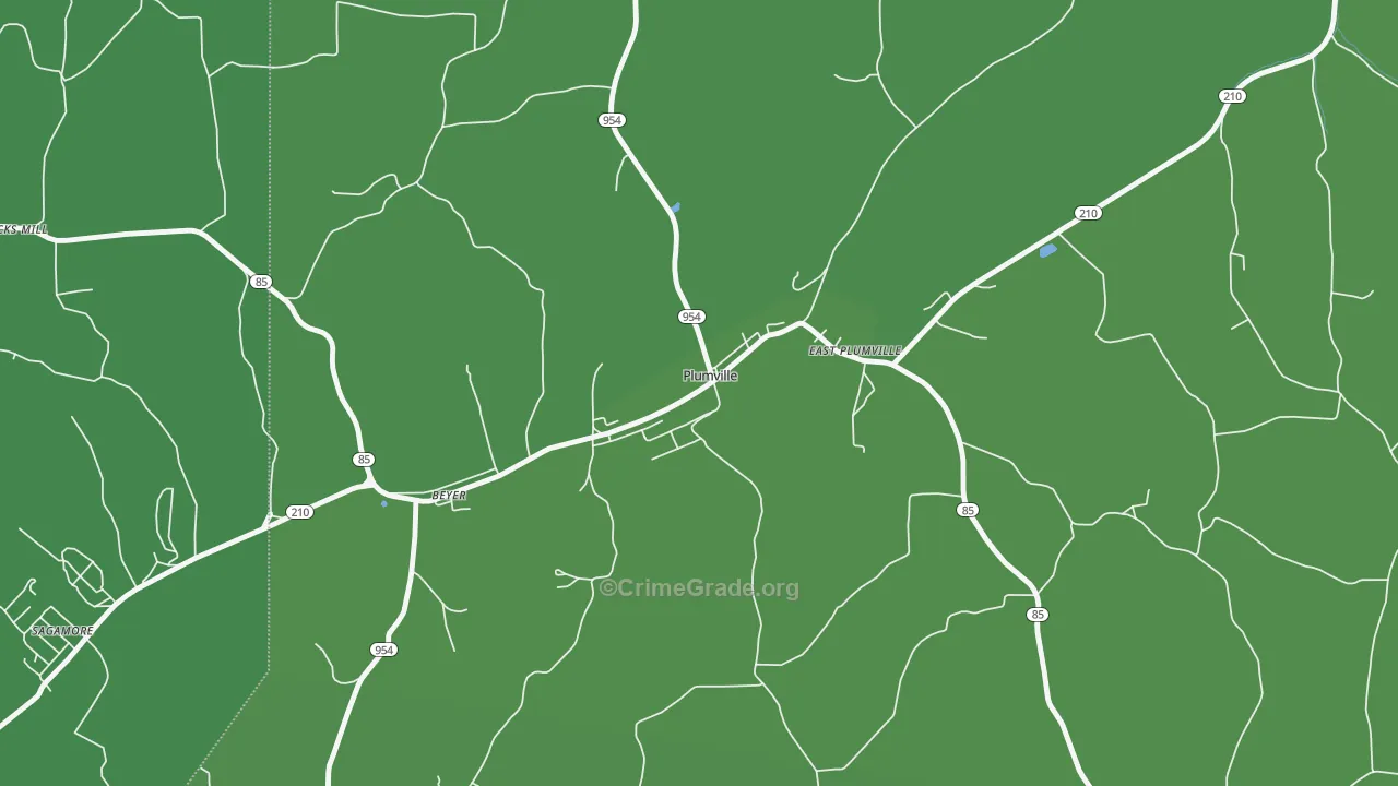 16246, PA Map of Vehicle Theft Rates