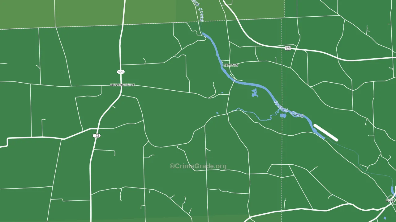 16311, PA Map of Vehicle Theft Rates