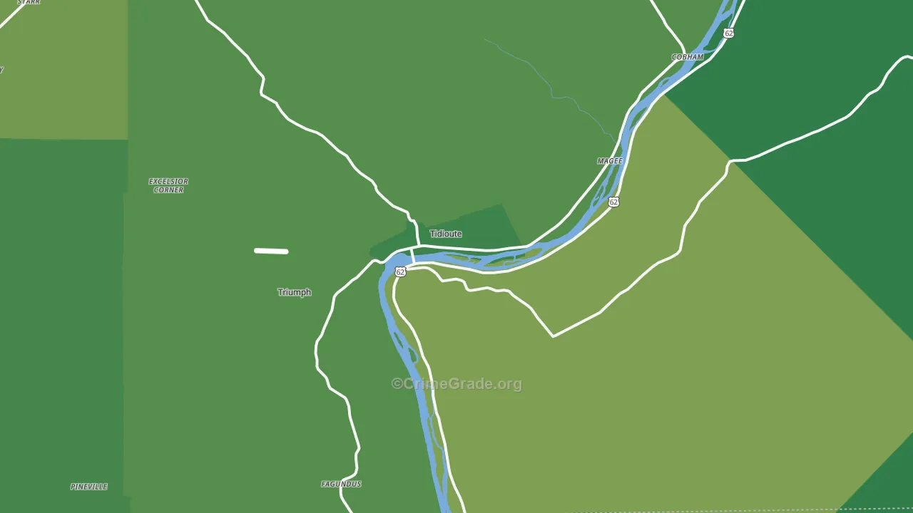 16351, PA Map of Vehicle Theft Rates