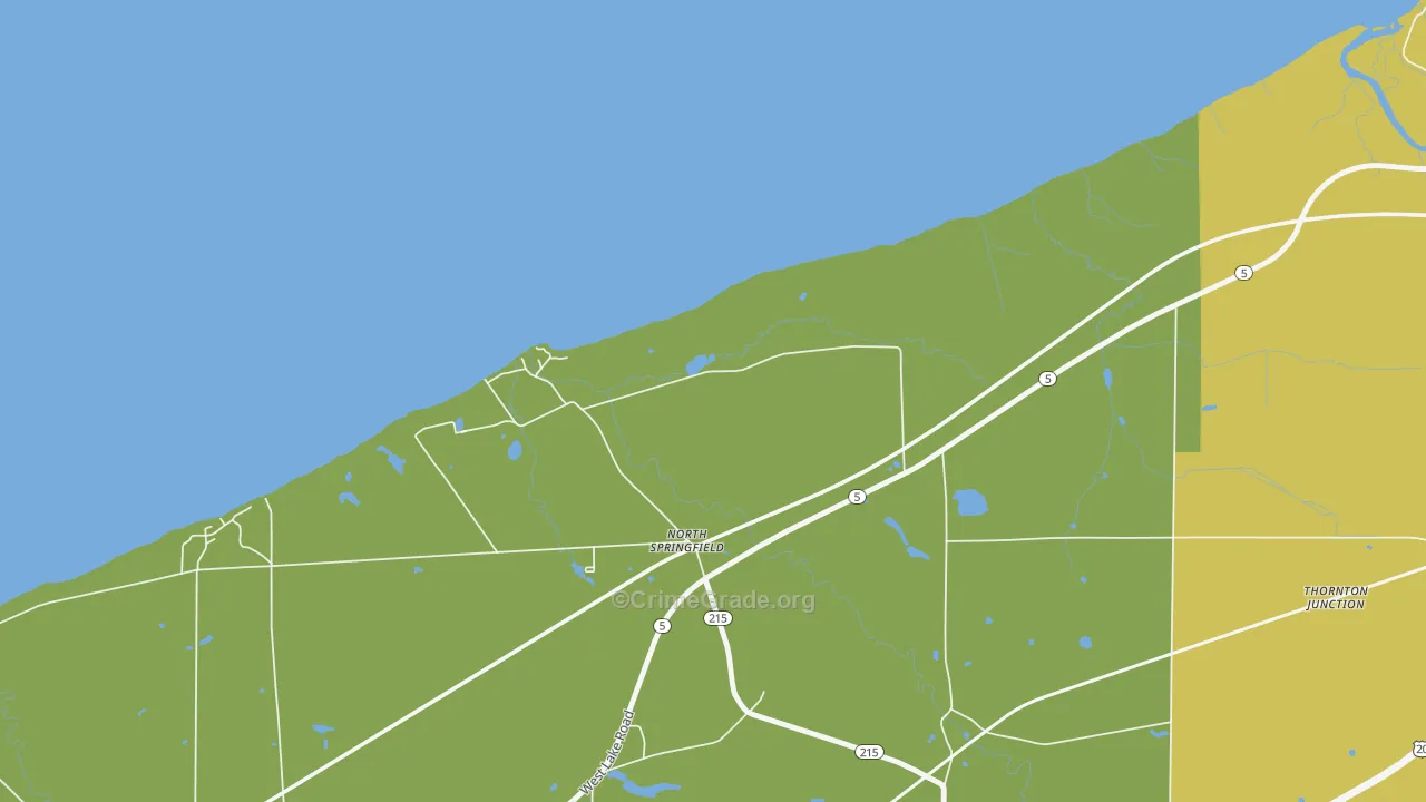 16430, PA Map of Vehicle Theft Rates